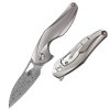 Nóż składany Bestech Reticulan Damascus Titanium Szary BT1810G