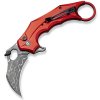 Nóż karambit Civivi Incisor II Damascus czerwony