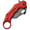 Nóż karambit Civivi Incisor II Damascus czerwony