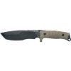 fox knives trapper n690 black micarta green 1