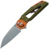 Nóż składany Fox Metamorphosis M390 Aluminium Green