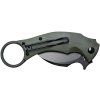 fox knives black bird karambit n690co black g10 od green 2