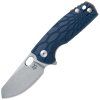 fox knives baby core n690co stone washed frn blue