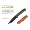 Ruike P801 Orange nóż EDC