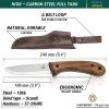 noz beavercraft bsh2 glacier bushcraft 105mm 2