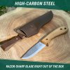 Nóż BeaverCraft BSH2 Glacier Bushcraft 105 mm