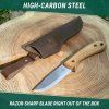 noz beavercraft bsh2 glacier bushcraft 105mm 3