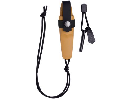 noz morakniv eldris na krk neck knife kit yellow