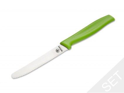 Böker Manufaktur Sandwich Knife Set Green 6 Pieces 03BO010