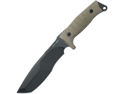 fox knives trapper n690 black micarta green