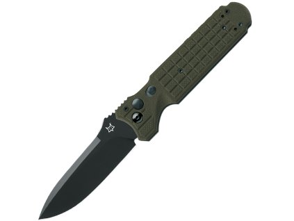 fox knives fkmd predator 2f full auto n690co black frn od green