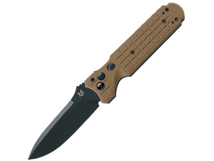 fox knives fkmd predator 2f full auto n690co frn coyote tan