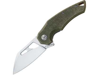 fox edge atrax 8cr13mov micarta od green