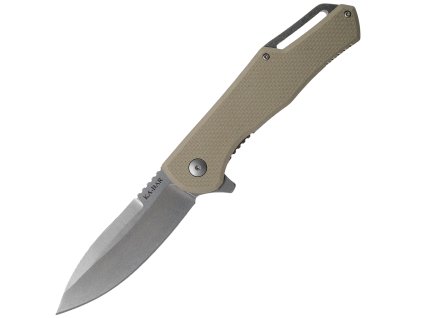 ka bar jarosz spearpoint flipper tan 7509