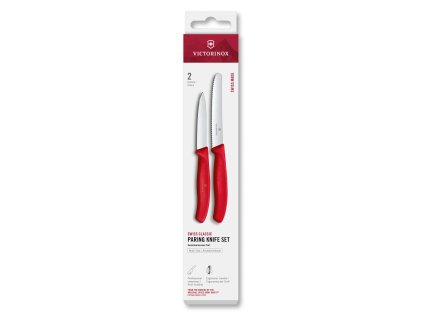 victorinox swiss classic sada dvoch nozov chili red 6 7111 2c1