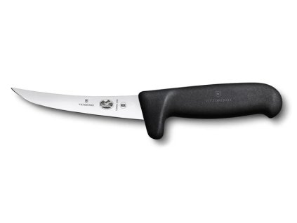 victorinox fibrox safety grip boning knife normal cut blade flex black 12cm
