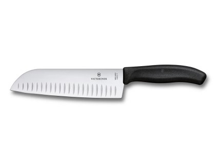 Victorinox SwissClassic Santoku nôž 17 cm - čierny 6.8523.17G