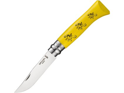Nôž Opinel VRI Inox N°08 LE Tour de France Yellow