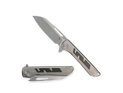 4052 noz ch knives butcher2 s35vn ti handle folding knife