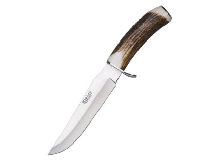 4187 noz joker stag deer antler handle 17 cm stainless steel blade outdoor knife cc34