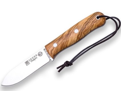 4193 noz joker hunting and bushcraft knife bs9 trampero stainless steel sandvik 14c28n olive wood handle co113 p