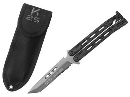 4244 k25 noz motylik treningovy black 36252