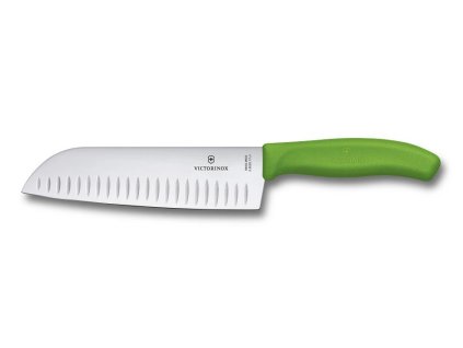 Victorinox SwissClassic Santoku nôž 17 cm - zelený
