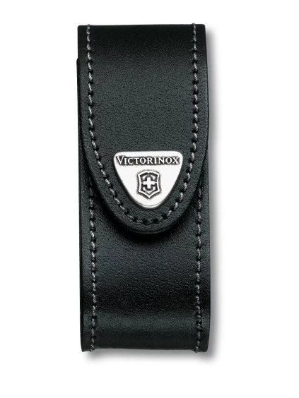 victorinox belt pouch leather black 4