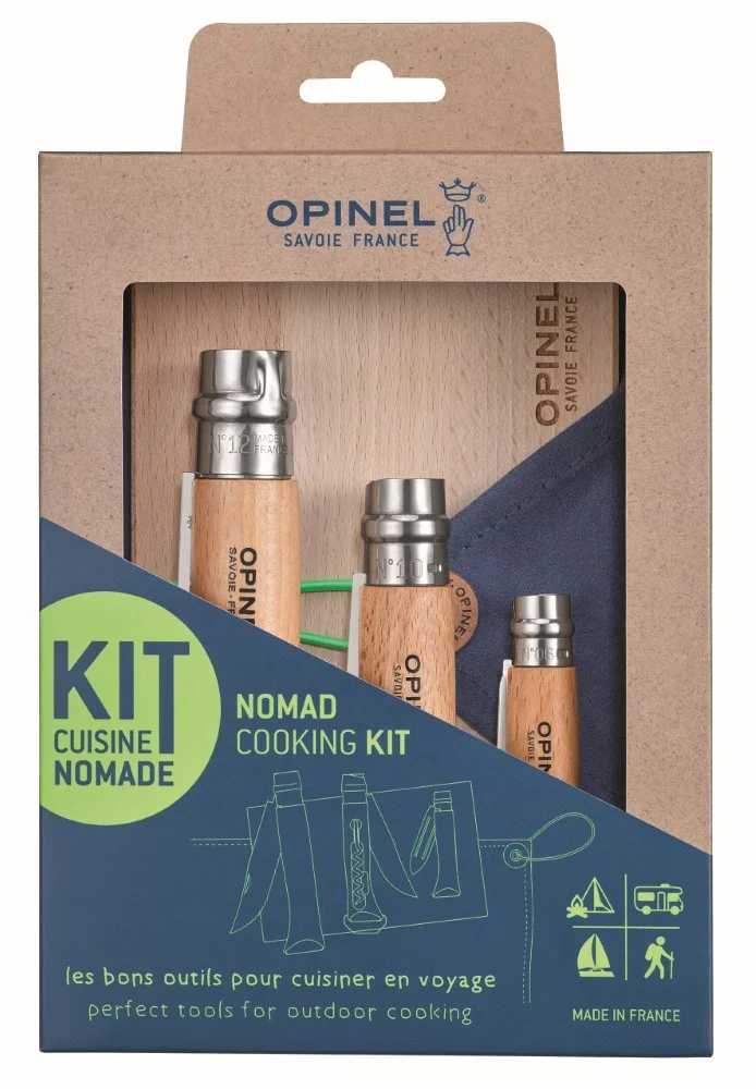 Opinel Nomad – Praktická Outdoorová Sada na Cestovanie 5 ks