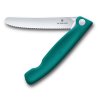 victorinox swiss classic skladaci zubkovany noz na paradajky kale green 6 7834 fc1