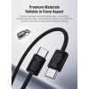 Klarus KC01 65W pletený USB-C dátový kábel na kľúče
