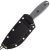 3959 4 esee knives esee 4p mb b plain edge black sheath molle back and clip plate