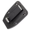 3959 6 esee knives esee 4p mb b plain edge black sheath molle back and clip plate
