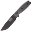 3959 esee knives esee 4p mb b plain edge black sheath molle back and clip plate