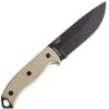 3965 1 noz esee knives model 5 black blade desert tan handle 5p e survival knife with kydex sheath