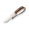 4166 noz joker nomad 6 5 camp knife walnut handle with firesteel cn137 p