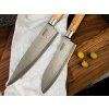 Böker Manufaktur Solingen Damascus Olive Santoku 130437DAM