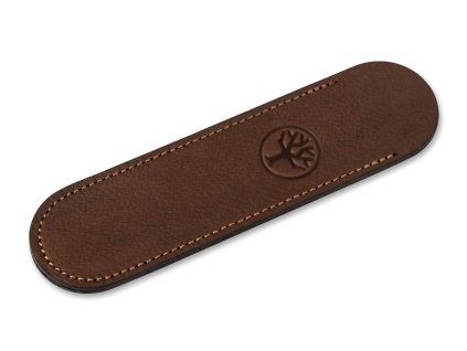 kozene pouzdro na britvu boeker manufaktur solingen leder stecketui dunkelbraun 090020