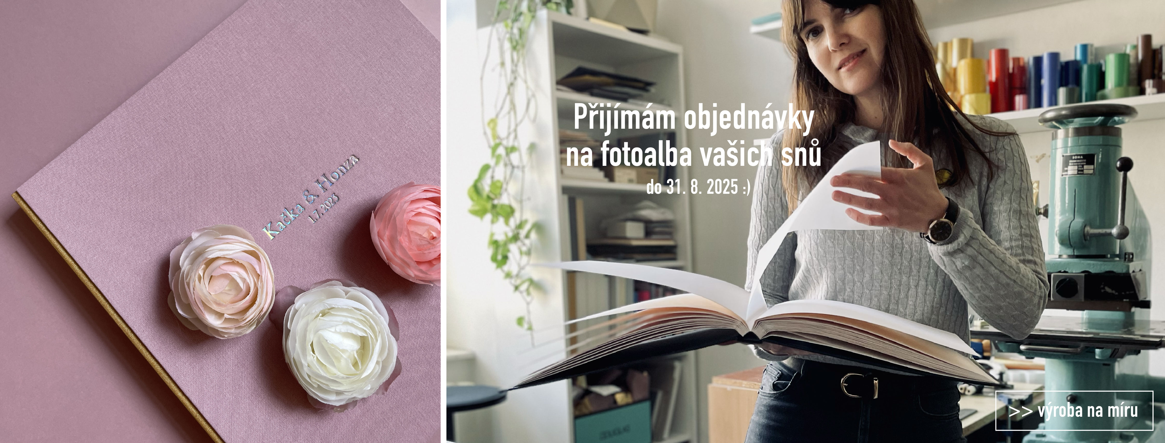 FOTOALBUM OD KNIHAŘKY zakázková výroba fotoalba na míru