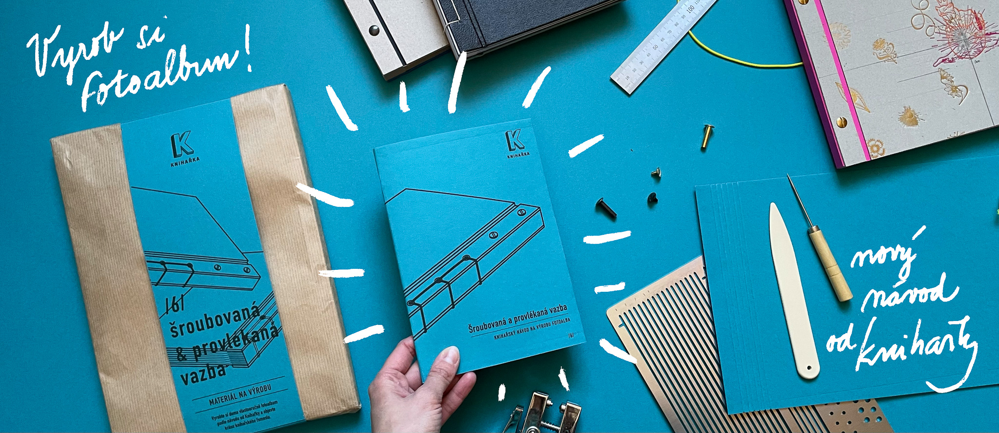 nový knihařský návod č. 6 - šroubovaná a provlékaná vazba