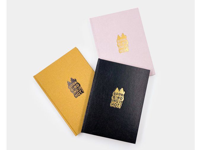 Zápisník Bookbinding is hot