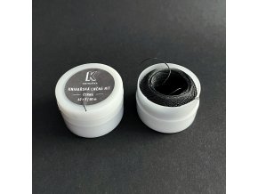 cerna kniharska lnena nit