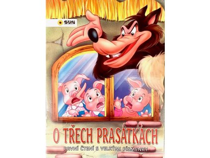 O třech prasátkách - První čtení s velkými písmenky