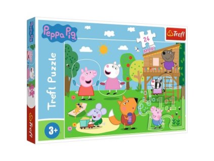 trefl 14342 xxl pieces peppa pig jigsaw puzzle 24 pieces.89987 1