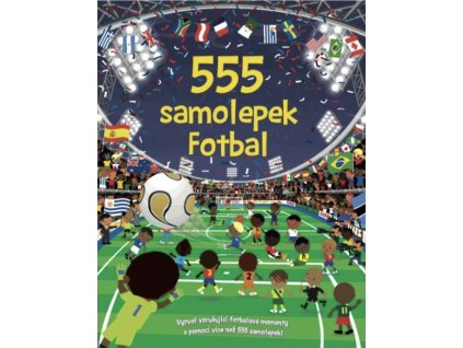 555 samolepek fotbal