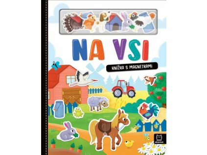 na vsi knizka s magnetkami 9788088647195 2
