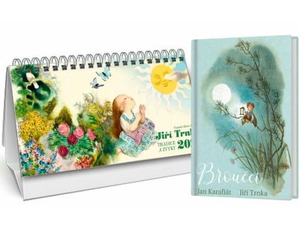 kalendar 2026 trnkuv stolni broucci prvni ilustrace 9788088442349