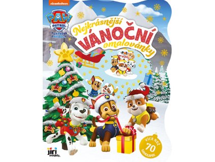 43 nejkrasnejsi vanocni omalovanky se samolepkami tlapkova patrola