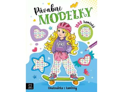 37 puvabne modelky omalovanka s kaminky