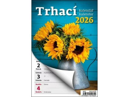 kalendar nastenny 2026 tydenni trhaci kalendar a5 8596641019324